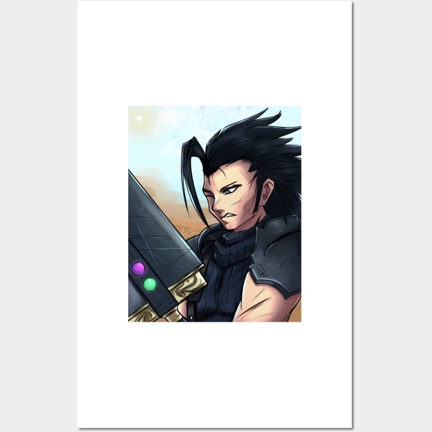 Zack Fair Wall Art by Sephiroth1204